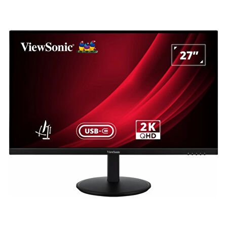 ViewSonic VG2709-2K-MHDU-2 27" 100Hz 4Ms HDMI+DP+USB-C HDR WQHD IPS Pivot Vesa Monitör