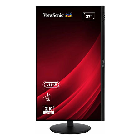 ViewSonic VG2709-2K-MHDU-2 27" 100Hz 4Ms HDMI+DP+USB-C HDR WQHD IPS Pivot Vesa Monitör
