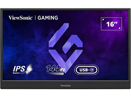 ViewSonic VA1655 15.6 inç 60Hz 7ms (Mini HDMI+Type-C) Full HD Taşınabilir Monitör