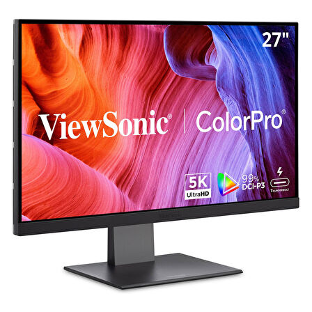 ViewSonic VP2788-5K 27" 75Hz 5Ms HDMI+DP+USB-C HDR WUHD IPS Pivot Vesa Monitör