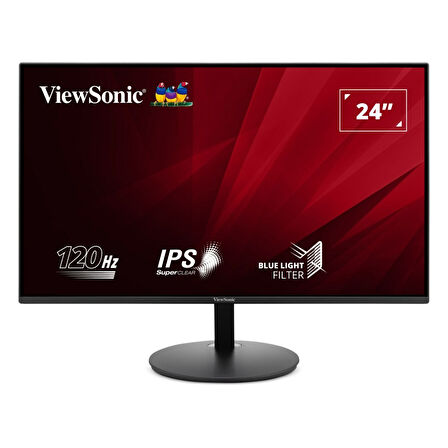 ViewSonic VA24E1-H 23.8" 120Hz 5Ms VGA+HDMI FullHD IPS Vesa Monitör