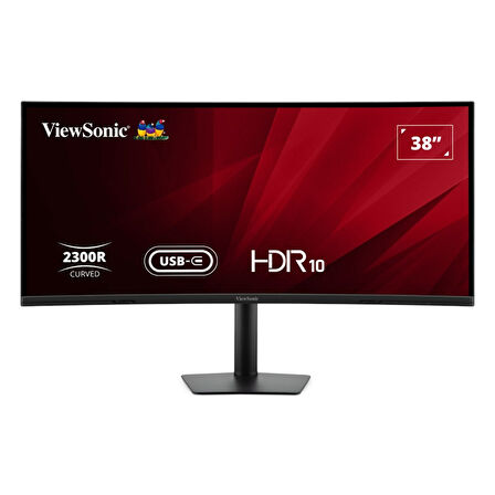 ViewSonic VA3820C 37.5" 75Hz 5Ms HDMI+DP+USB-C UWQHD+ IPS Curved Vesa Monitör