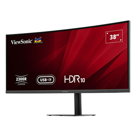 ViewSonic VA3820C 37.5" 75Hz 5Ms HDMI+DP+USB-C UWQHD+ IPS Curved Vesa Monitör