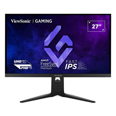 ViewSonic XG275D1-4K 27" 160Hz 0.5Ms HDMI+DP+USB-C HDR UHD G-Sync FreeSync IPS Vesa Monitör