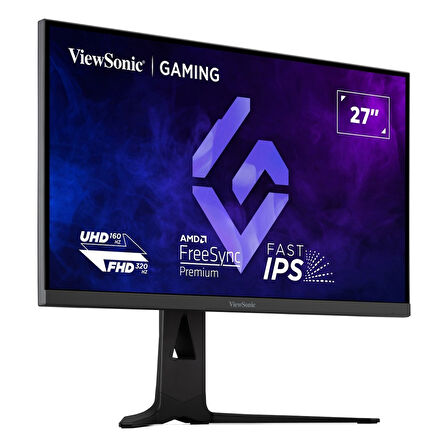 ViewSonic XG275D1-4K 27" 160Hz 0.5Ms HDMI+DP+USB-C HDR UHD G-Sync FreeSync IPS Vesa Monitör