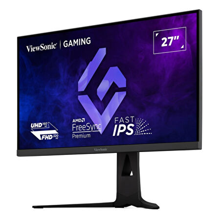 ViewSonic XG275D1-4K 27" 160Hz 0.5Ms HDMI+DP+USB-C HDR UHD G-Sync FreeSync IPS Vesa Monitör
