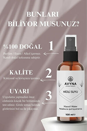 Reyo Avyna Nioli Suyu Cilt Toniği Ve Çamaşır Spreyi 100 ml