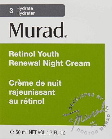 Murad Retinol Youth Renewal Night Cream 50 ml  Yenileyici Gece Kremi