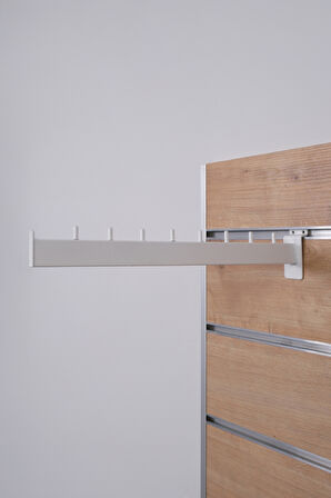 Kanallı Panoya Düz Beyaz  Baston