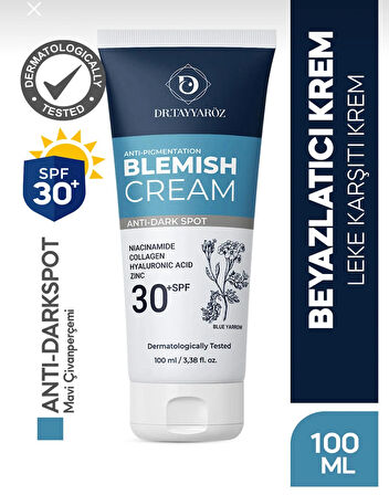Cilt Beyazlatıcı Leke Kremi 30+Spf
