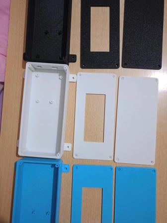 arduino mega plastik proje kutusu 3 renk mavi siyah beyaz 175*80*35 mm çift kapaklı 