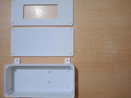 arduino mega plastik proje kutusu 3 renk mavi siyah beyaz 175*80*35 mm çift kapaklı 