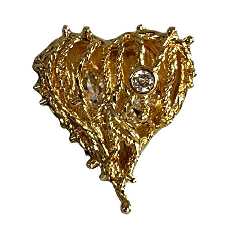 Uretti - İREM 3914 7660 Parlak Taş Detaylı Tek Taşlı Kafes Küpe