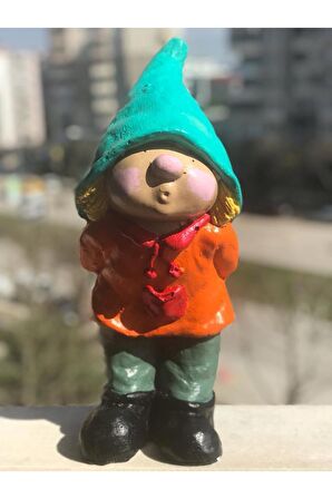 Sevimli Bahçe Cücesi Havuz Kenarı Süsü