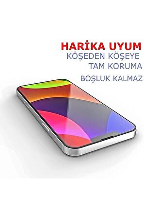 iPhone 14/14 Pro Ekran Koruyucu 5d Tam Kapatan Otomatik Hizalama Aparatlı Kolay Kurulum Temperli Cam