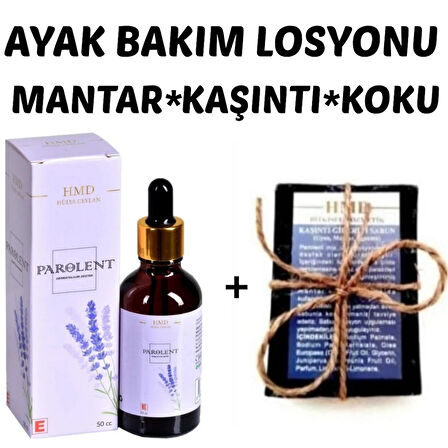 Bitkisel Ayak Bakım Losyonu 50cc+20cc+Sabun (Mantar-Kasıntı-Koku)Sağlık Bakanlığı Onaylı