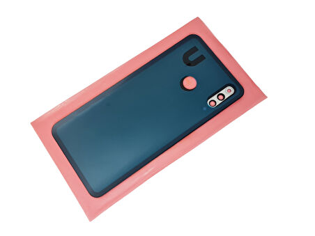 Huawei Uyumlu P30 Lite Arka Pil Batarya Kapağı + PİL ( Kamera Lensli 24 MP) MAVİ