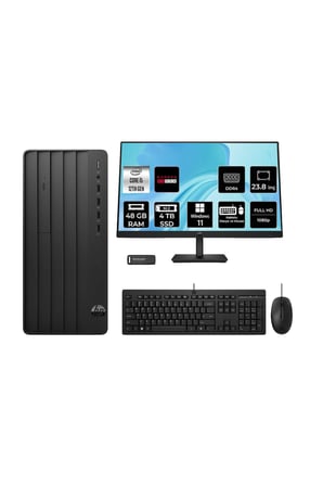 290 G9 i5 12500 48GB 4TB SSD RX550/4GB W11H Masaüstü Bilgisayar + 23.8" Monitör