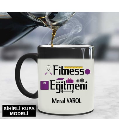 Fitness Eğitmenine Kupa Bardağı Sihirli