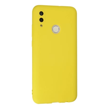 Huawei P Smart 2019 Kılıf Nano içi Kadife Silikon - Sarı