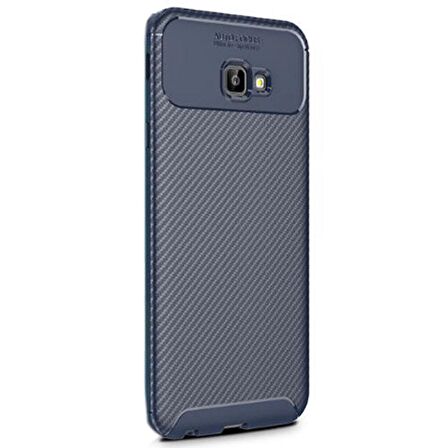 Gpack Samsung Galaxy J4 Plus Kılıf Negro Karbon SilikonNano Glass