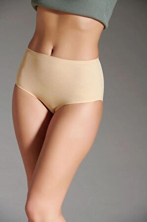 Eros Kadın Lazer Kesim Silikonlu Bato Slip Ten