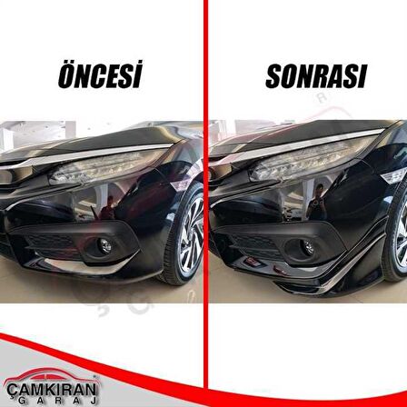 Honda civic fc5 uyumlu ön tampon eki asya model 2016 / 2019