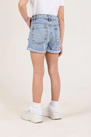 Dmb Kız Yıldızlı Kot Şort