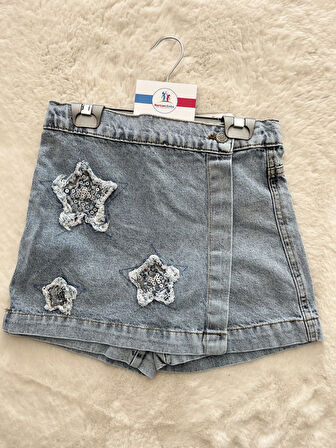 Yıldızlı Şort Etek