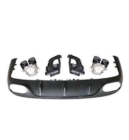 Mercedes c238 e63 difüzör ve siyah egzoz sei e coupe 2017+