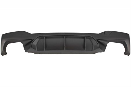 Bmw g30 m5 arka tampon difüzörü ve egzoz seti pianoblack 2017+