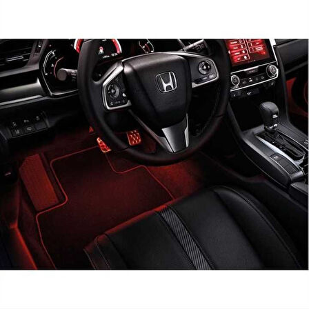 Autogp  Honda civic fc5 uyumlu aydınlatma paketi kırmızı 2016+