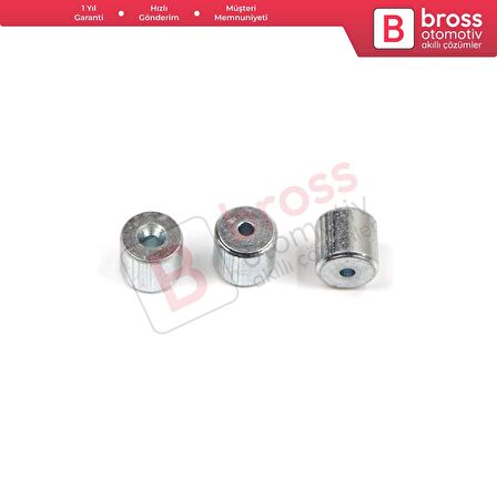 BCR010 Cam Kriko Kablo Halat Uç Pimi Tutma Perçini 6x5.45/1.7 mm 100 Adet