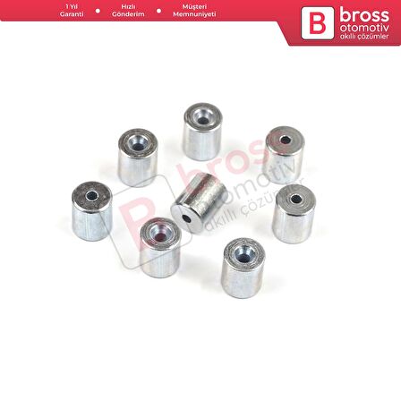 BCR012 Cam Kriko Kablo Halat Uç Pimi Tutma Perçini 6x7/1.7 mm 100 Adet