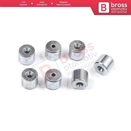 BCR017 Cam Kriko Kablo Halat Uç Pimi Tutma Perçini 6.5x5.5/1.7 mm 100 Adet