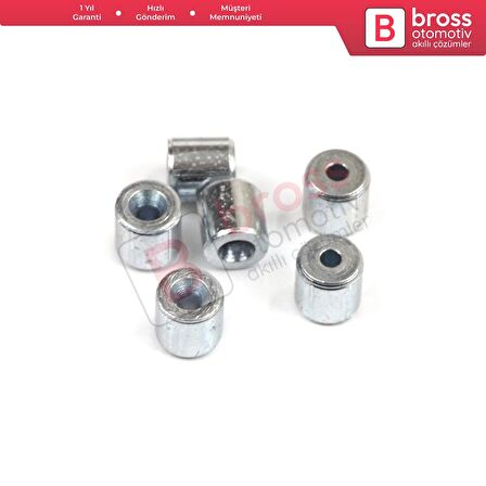 BCR026 Cam Kriko Kablo Halat Uç Pimi Tutma Perçini 5x5/1.7 mm mm 100 Adet