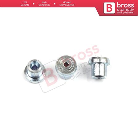 BCR032 Cam Kriko Kablo Halat Uç Pimi Tutma Perçini 7x6.3/1.7 mm mm 100 Adet