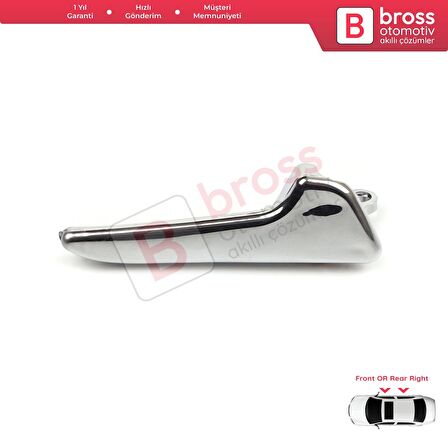 Mercedes A Class W169 B W245 2004-2012 A1697600408 İçin Sağ İç Kapı Açma Kolu