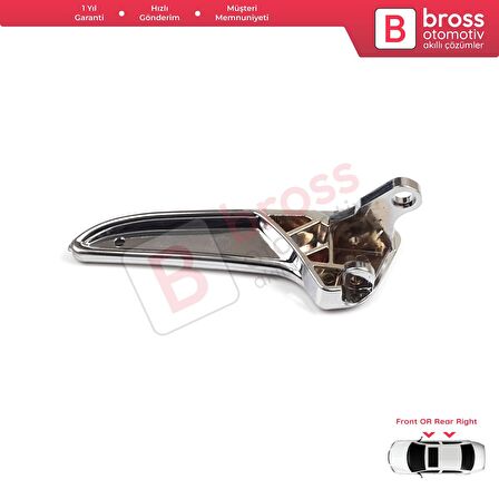 Mercedes A Class W169 B W245 2004-2012 A1697600408 İçin Sağ İç Kapı Açma Kolu