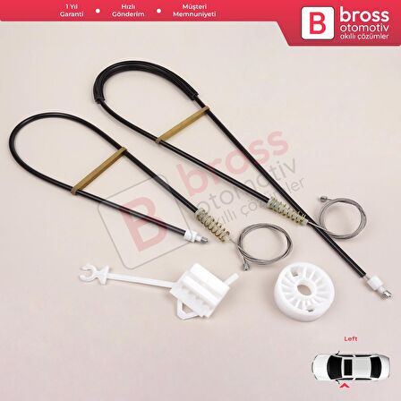 Iveco Stralis MK1 EuroCargo EuroTech EuroTrakker Truck 504040988 İçin Sağ Kapı Cam Kriko Tamir Seti