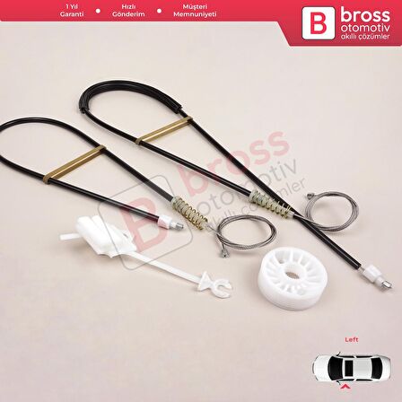 Iveco Stralis MK1 EuroCargo EuroTech EuroTrakker Truck 504040988 İçin Sağ Kapı Cam Kriko Tamir Seti