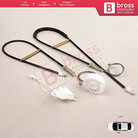 Iveco Stralis MK1 EuroCargo EuroTech EuroTrakker Truck 504040988 İçin Sağ Kapı Cam Kriko Tamir Seti