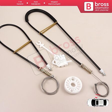 Ford Focus MK1 1998-2007 2/3 Kapı Hatchback Coupe 1331619 İçin Elektrikli Sol Cam Kriko Tamir Seti