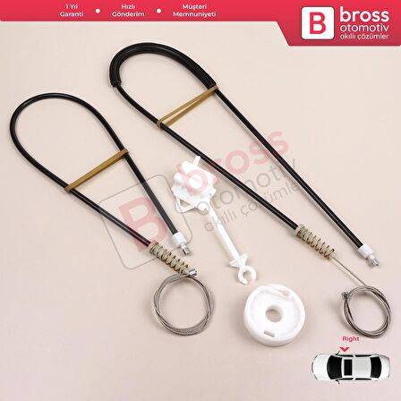 Ford Focus MK1 1998-2007 2/3 Kapı Hatchback Coupe 1331619 İçin Elektrikli Sol Cam Kriko Tamir Seti