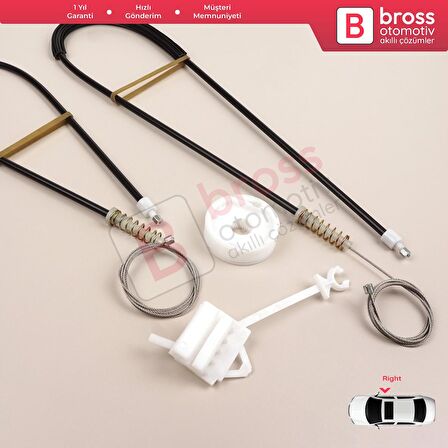 Ford Focus MK1 1998-2007 2/3 Kapı Hatchback Coupe 1331619 İçin Elektrikli Sol Cam Kriko Tamir Seti