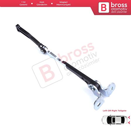 Fiat Doblo MPV Van Cargo MK1 119 223 2001-2010 51801197 İçin Arka Bagaj Kapı Gergi Yayı 