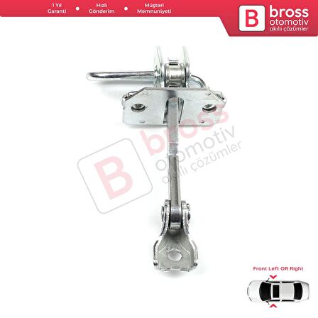 Fiat Idea Lancia Musa 350 2004-2012 51795854 İçin Ön Sağ veya Sol Kapı Gergi Yayı