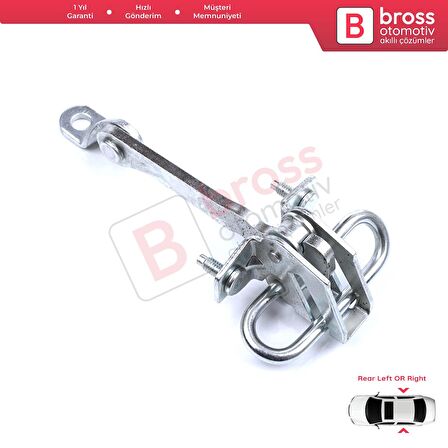 Alfa Romeo 147 937 Hatchback 2001-2010 46790383 İçin Arka Sağ veya Sol Kapı Gergi Yayı