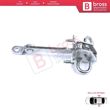 Alfa Romeo 147 937 Hatchback 2001-2010 46790383 İçin Arka Sağ veya Sol Kapı Gergi Yayı