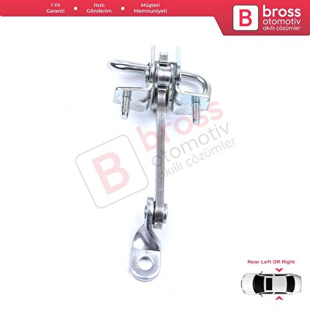 Alfa Romeo 147 937 Hatchback 2001-2010 46790383 İçin Arka Sağ veya Sol Kapı Gergi Yayı